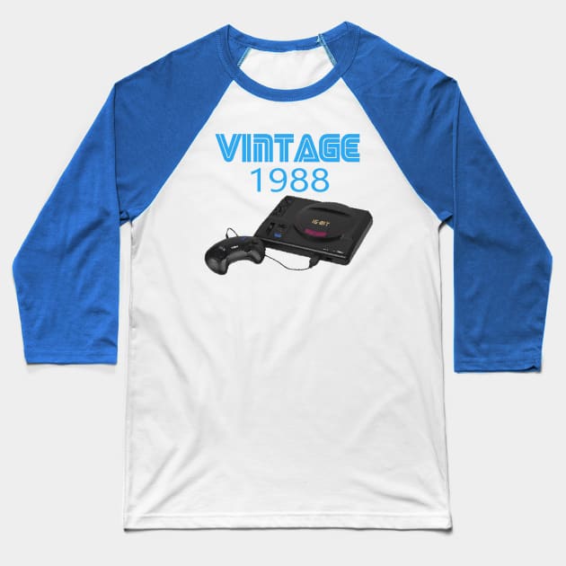 Vintage 1988 - Sega Megadrive Baseball T-Shirt by jmtaylor